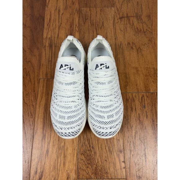 B88 APL Techloom Wave Sneakers Womens 10 Athletic Chic Sporty Comfort Ivory Navy - Picture 3 of 8